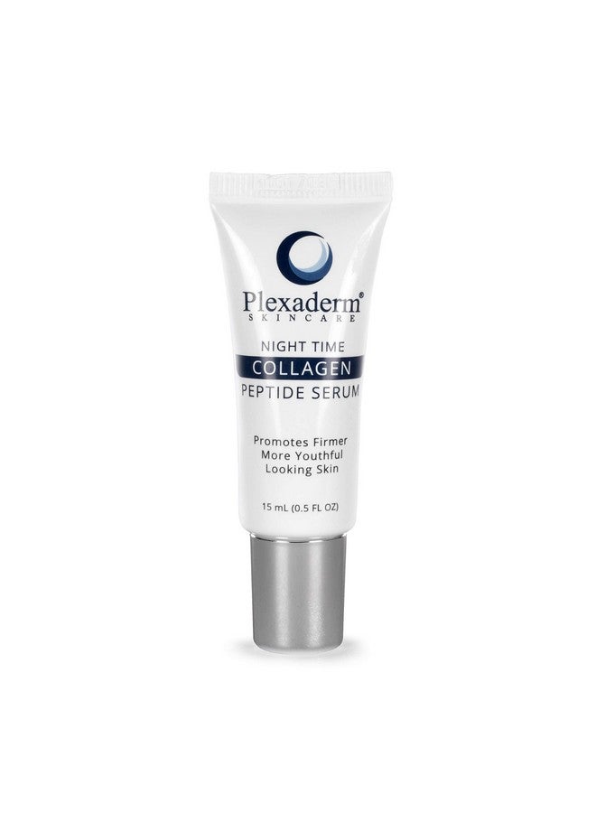 Lexaderm 15 Ml Night Time Collagen Serum For Firmer Fuller More Youthful Looking Skin Antiaging Collagen & Peptide Serum For Women & Men Parabenfree Developed In The Usa