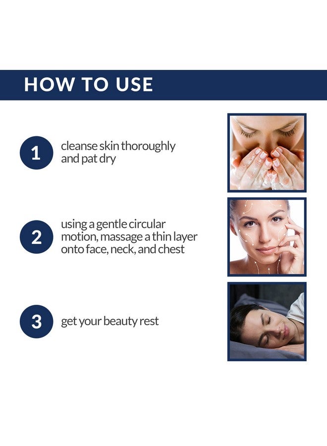 Lexaderm 15 Ml Night Time Collagen Serum For Firmer Fuller More Youthful Looking Skin Antiaging Collagen & Peptide Serum For Women & Men Parabenfree Developed In The Usa