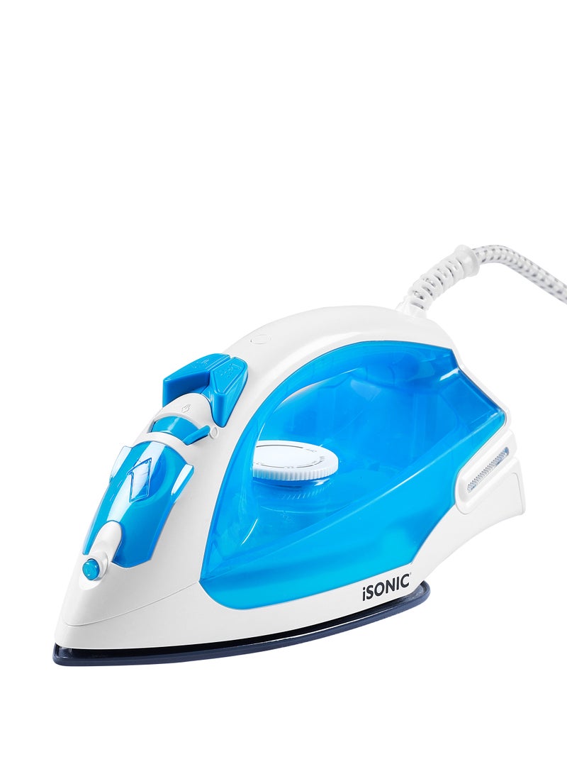 Steam Iron with Ceramic Soleplate 1200 W Blue