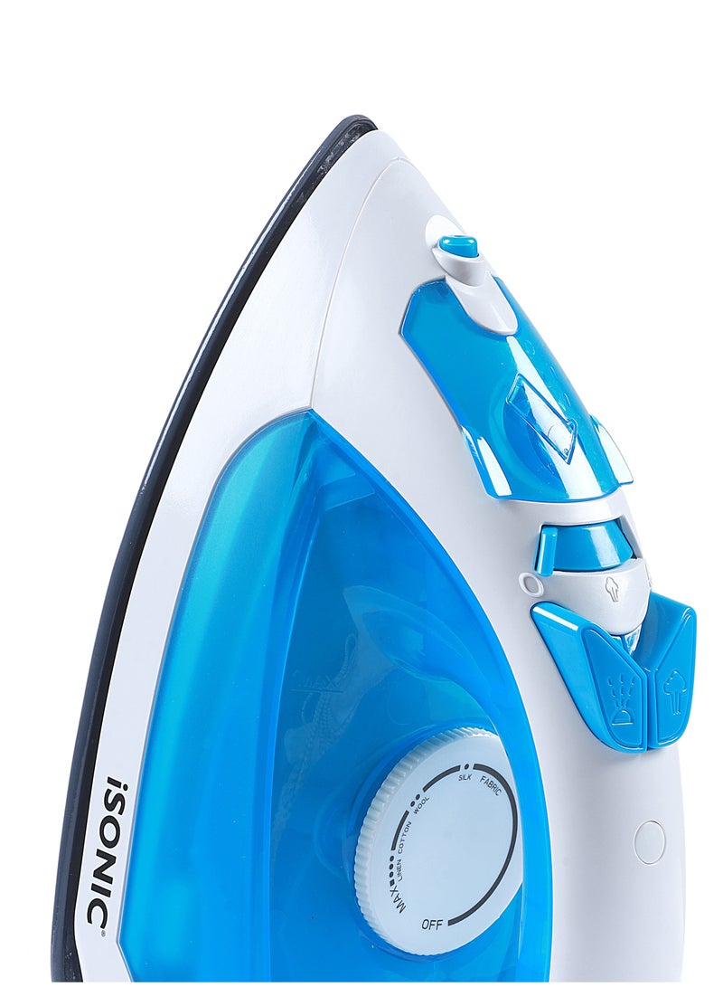 Steam Iron with Ceramic Soleplate 1200 W Blue