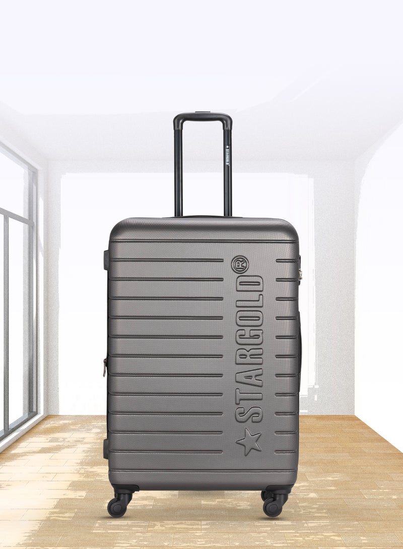 4 Pack Of Hardside Spinner Number Locked Luggage Trolley