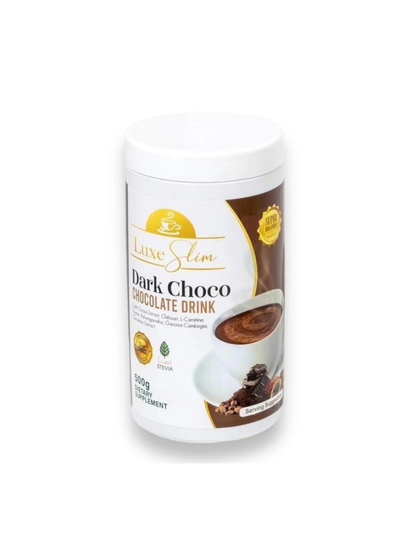 Dark Choco - Dark Chocolate Drink - Slimming Drink - Half Kilo Canister - 500g