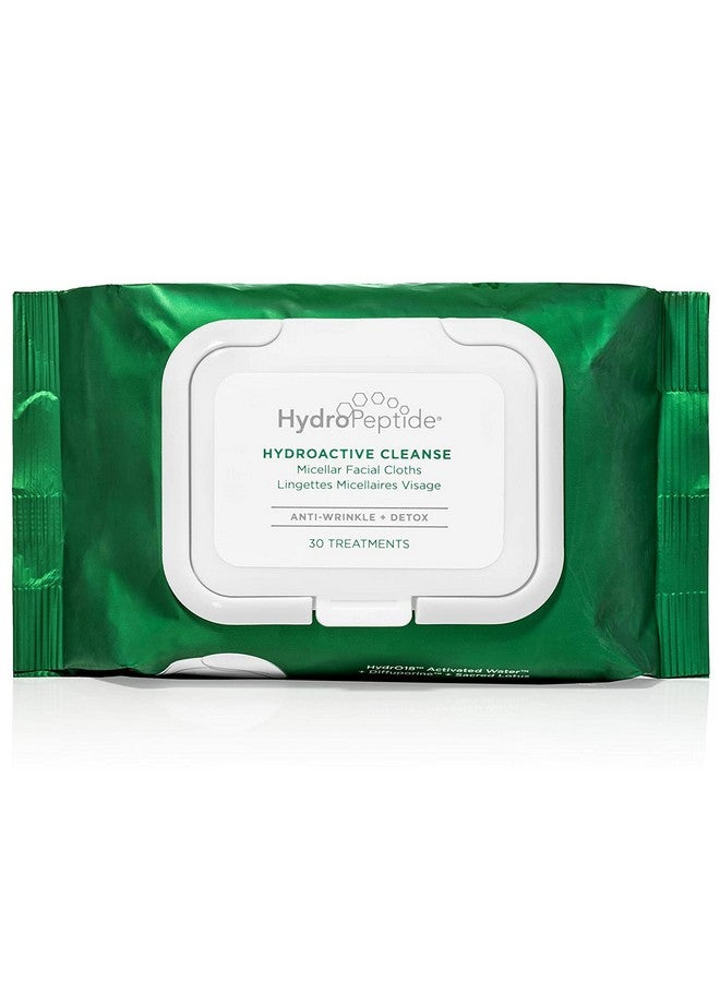Ydropeptide Hydroactive Cleanse Micellar Facial Cloths Gently Cleanses Skin Hydrating And Nourishing 30 Count (Pack Of 1)
