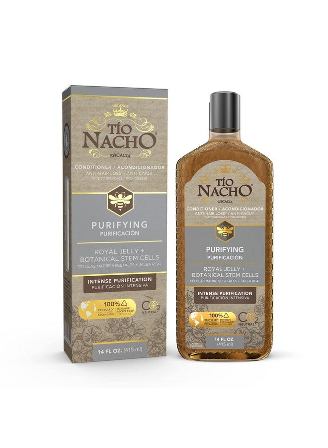 Io Nacho Conditioner Purifying With Royal Jelly Infused With Botanical Stem Cells For Intense Hair And Scalp Purification + Detoxifying Balance 14 Fluid Ounces