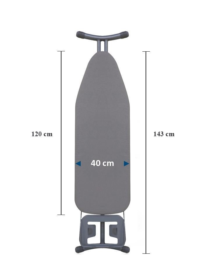 Extra-wide Foldable Non-slip Height Adjustable Ironing Board With Iron Rest 15 Inches\120*40cm