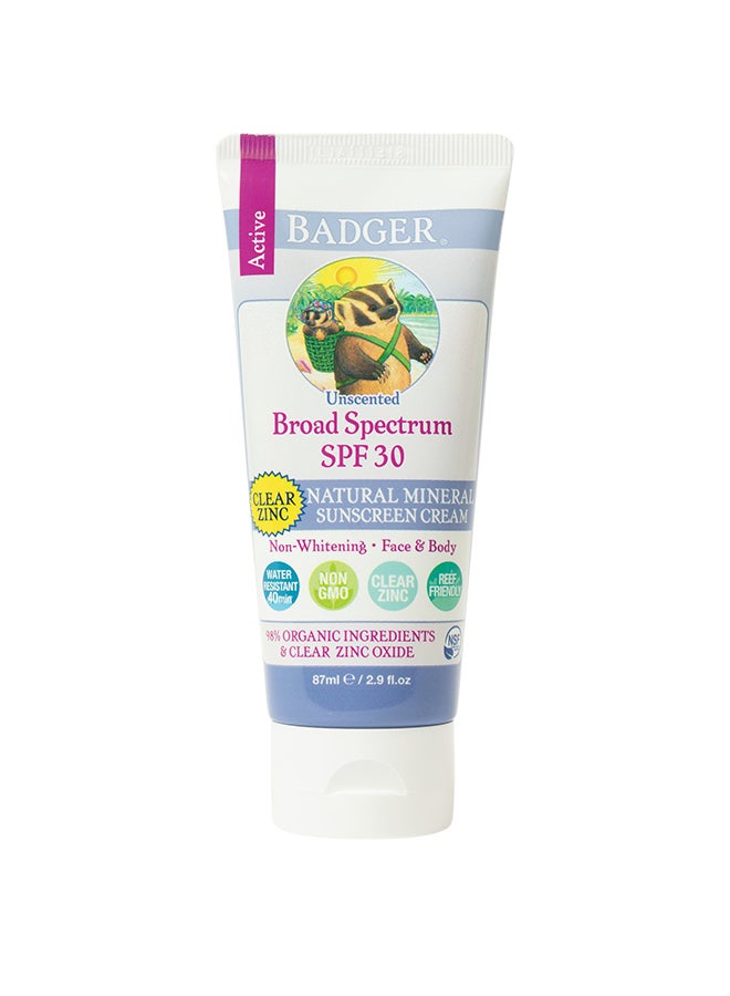Active Clear  SPF30 Sunscreen Cream 87ml