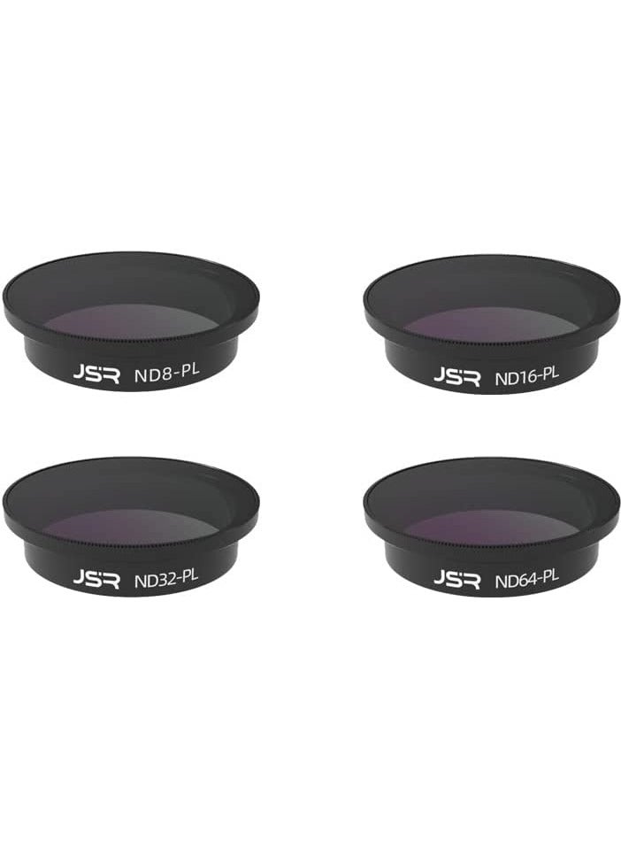 SYOSI Lens Filter for DJI Avata, for DJI Avata UV CPL ND NDPL Star Night Lens Filter Accessories (NDPL8+16+32+64), 4 Pcs