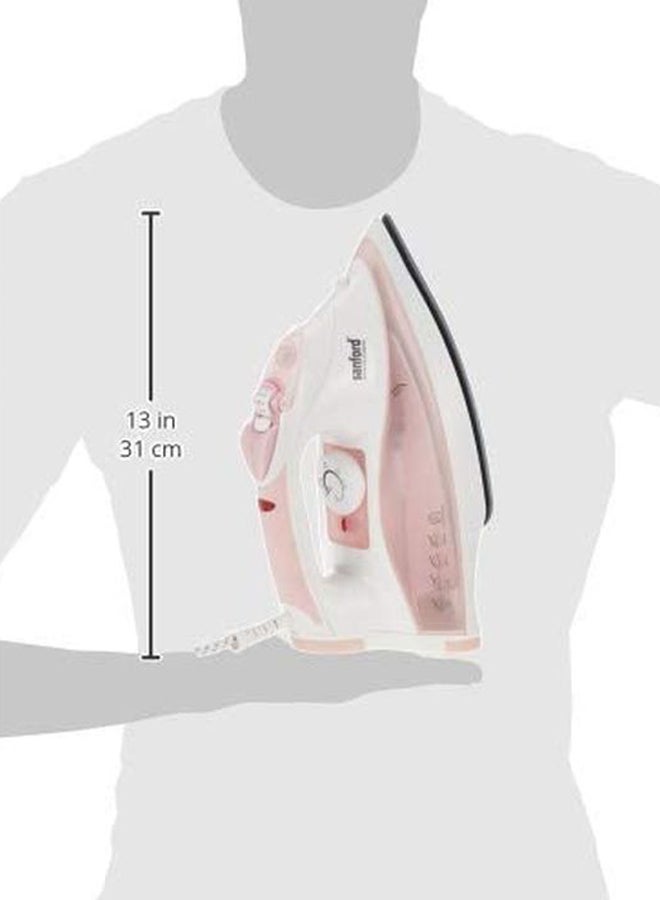 Steam Iron With Ceramic Plate 2200.0 W SF46CSI BS White/Pink