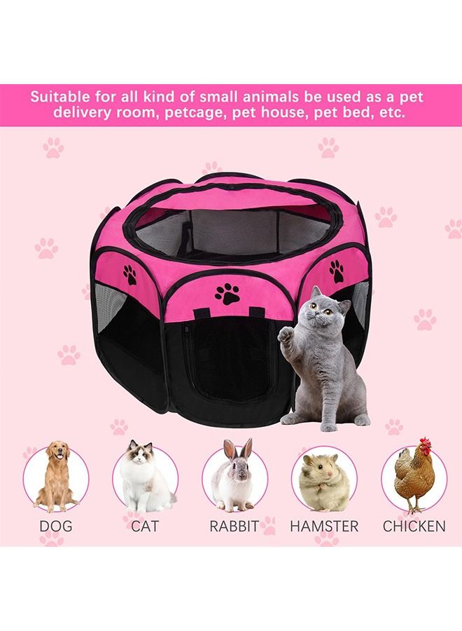 Foldable Waterproof Octagon Oxford Pet Playpens For Dogs And Cats