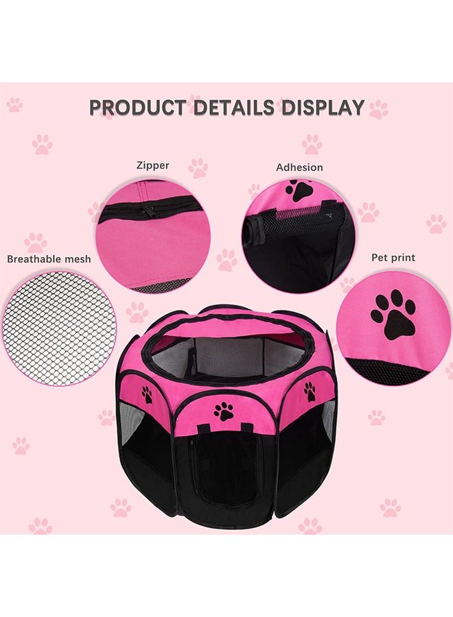 Foldable Waterproof Octagon Oxford Pet Playpens For Dogs And Cats