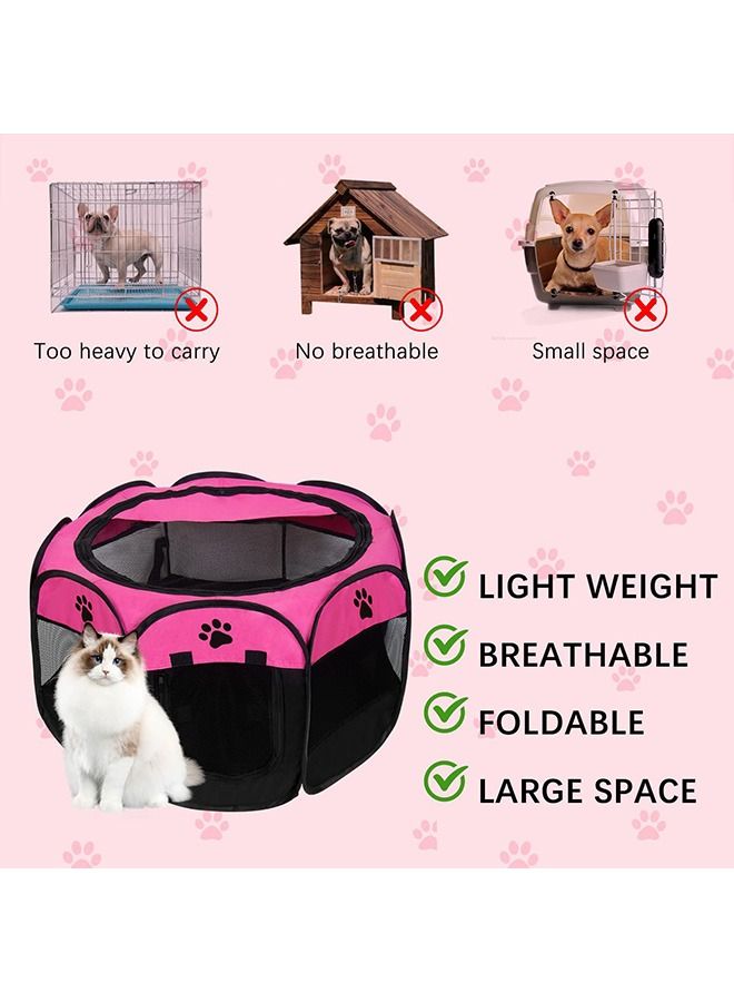 Foldable Waterproof Octagon Oxford Pet Playpens For Dogs And Cats