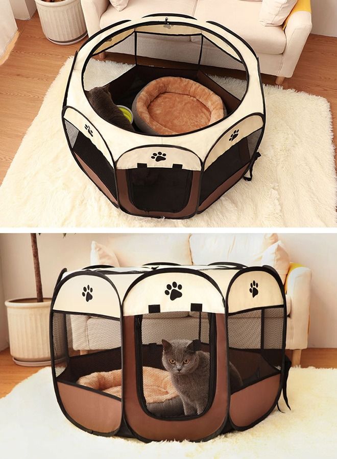 Foldable Waterproof Octagon Oxford Pet Playpens For Dogs And Cats