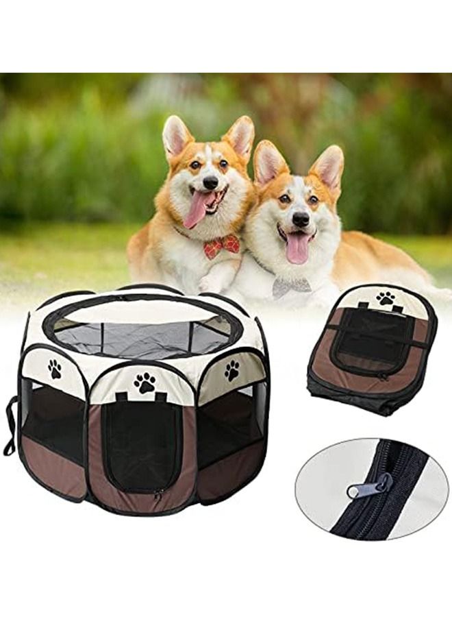 Foldable Waterproof Octagon Oxford Pet Playpens For Dogs And Cats