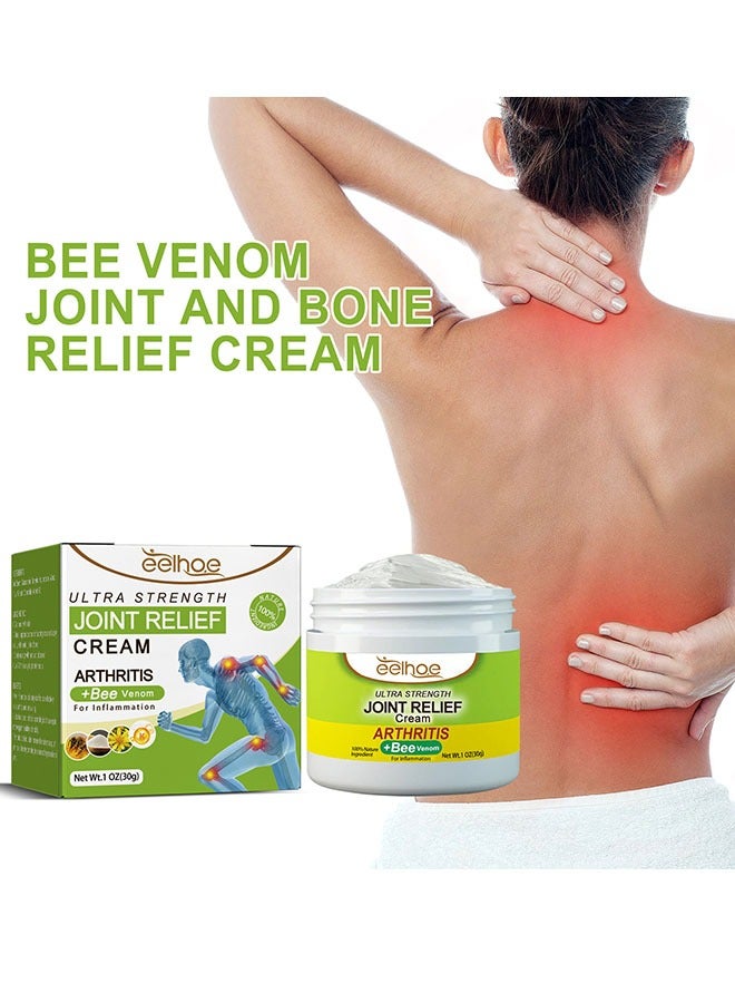 Bee Venom Joint Relief Cream Arthritis Ultra Strength Joint Relief Cream Relieve Joint Muscle Pain, Muscle Pain, Leg Swelling, Body Massage and Care Cream