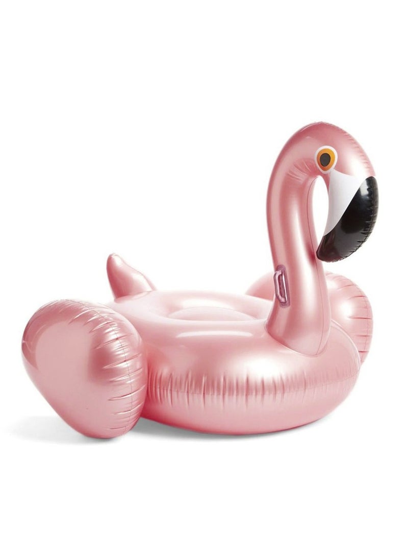 Float thickened 190CM rose gold flamingo floating bed adult water mount 190*160*125CM