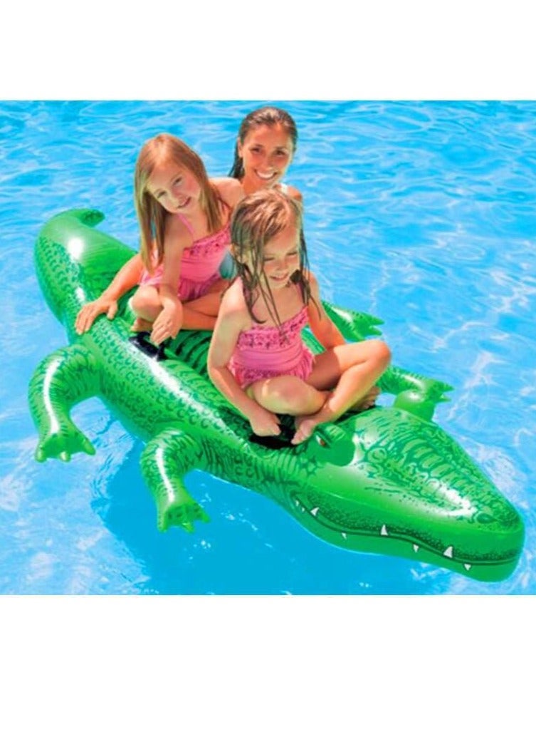 Children's aquatic animals, inflatable mounts, adult swimming floats, inflatable floats, and swimming rings203*114cm