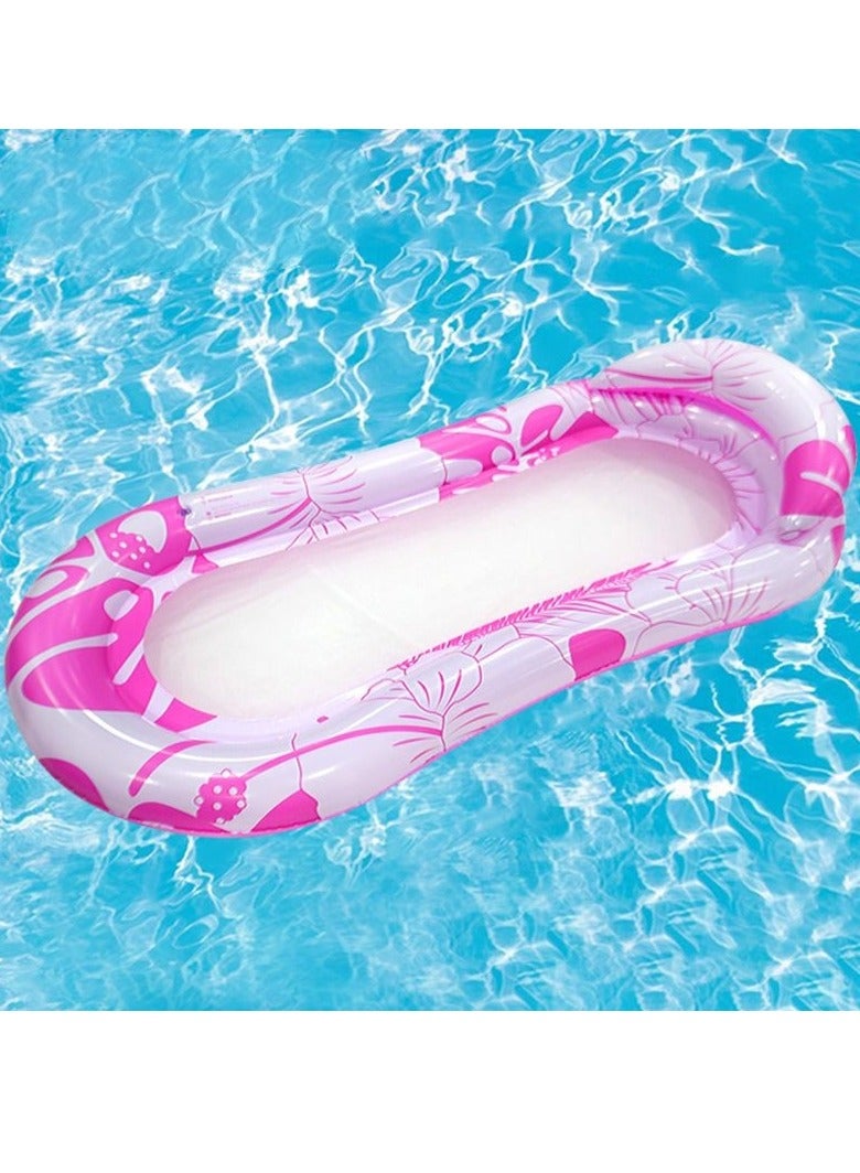 Inflatable armrests, backrest, floating sand bed, outdoor water adult folding mesh recliner, hammock, 150 * 75cm