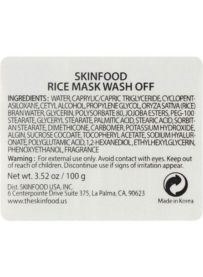 Rice Wash-Off Mask 100grams