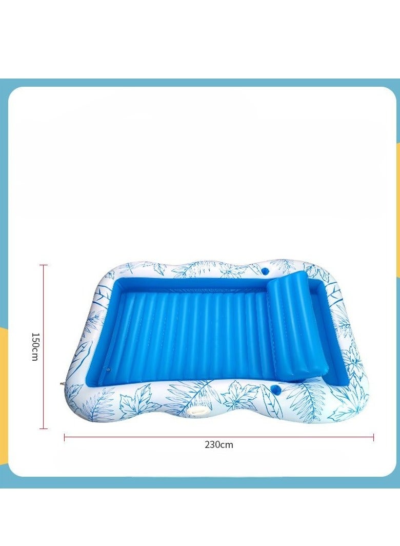 4-in-1 Sunlight Bathing Mattress, Adult Inflatable Children's Swimming Pool