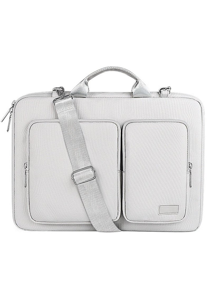 360° Protective Laptop Netbook Messenger Shoulder Bag Large Capacity  Tablet Case Handbag  with  Front Pocket Fit 13.3 inch for Men Women Work School Travel