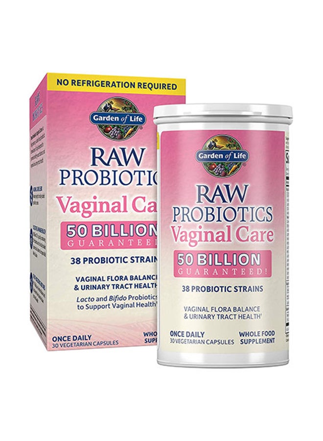 Raw Probiotics 50 Billion Once Daily – 30 Capsules