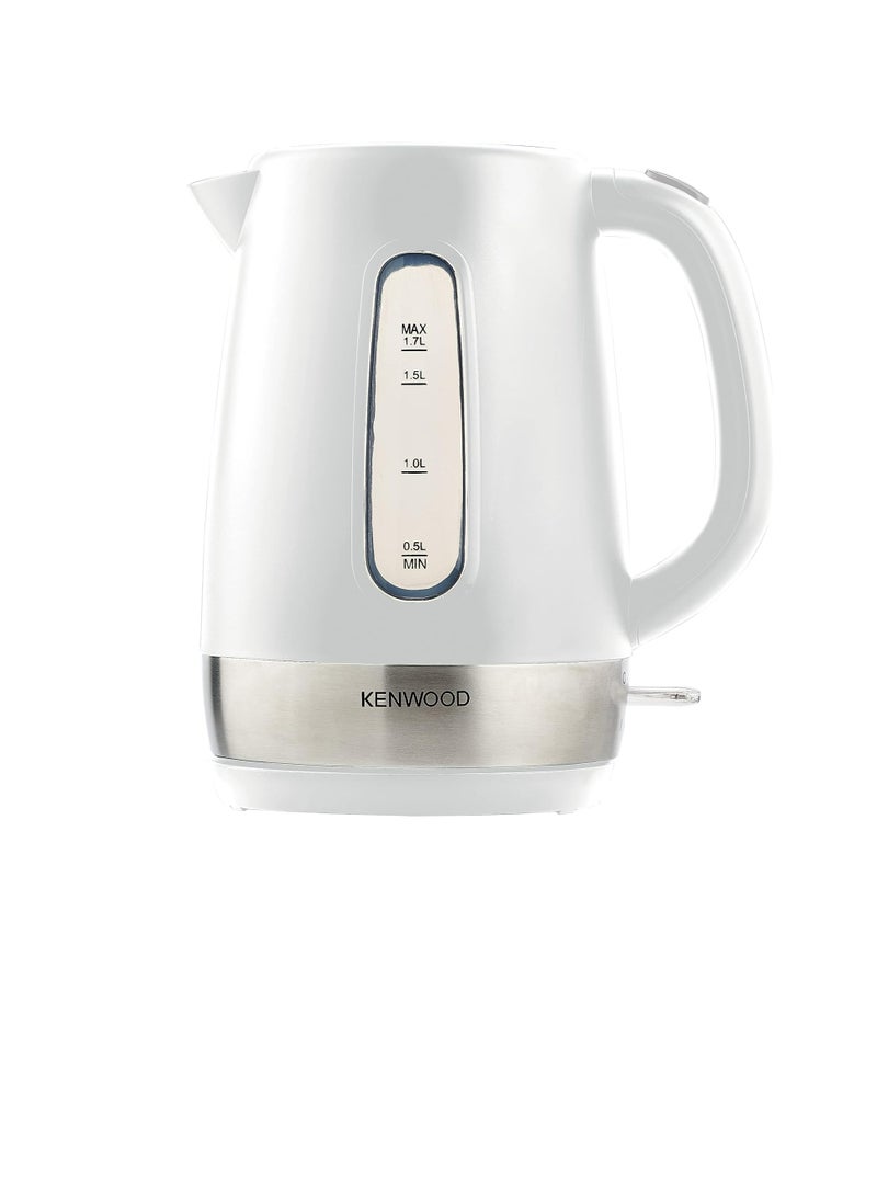 Cordless Electric Kettle with Auto Shut-Off & Removable Mesh Filter 1.7 L 2200 W ZJP01.A0WH White/Silver