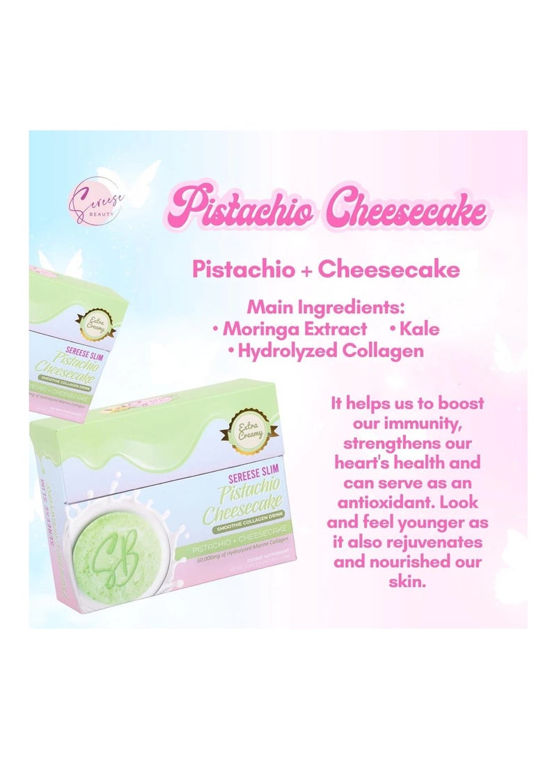 Beauty Drink Pistachio Cheesecake
