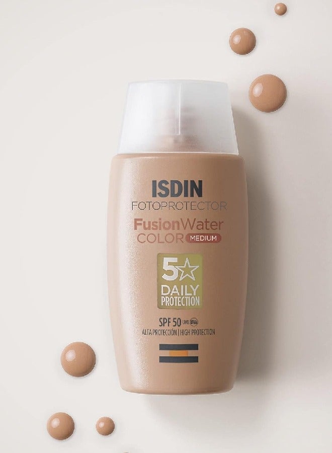 Fusion Water Fotoprotector Color Spf50+ 50 Ml Medium