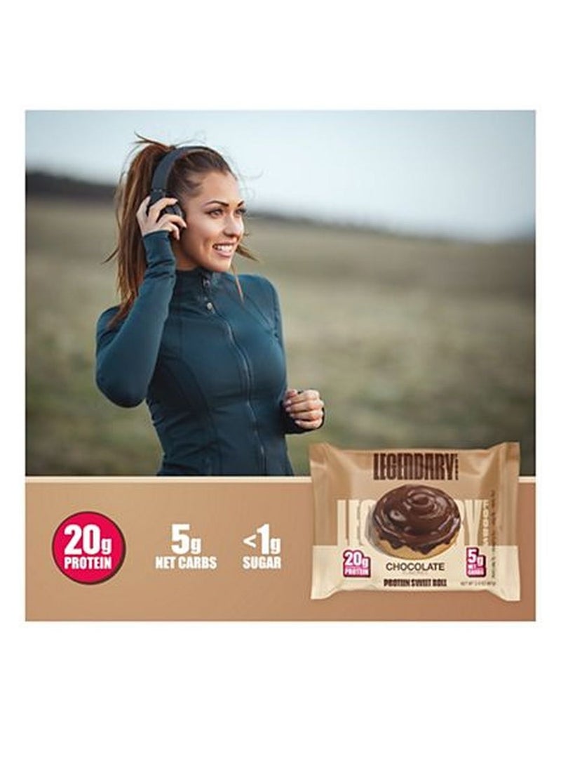 LGD Protein Sweet Roll 67g Chocolate (1x8)