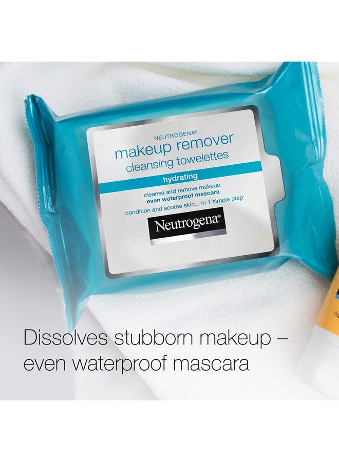 Makeup Remover Cleansing Towelettes Daily Face Wipes To Remove Dirt Oil Makeup & Waterproof Mascara 25 Ct. (Pack Of 3)