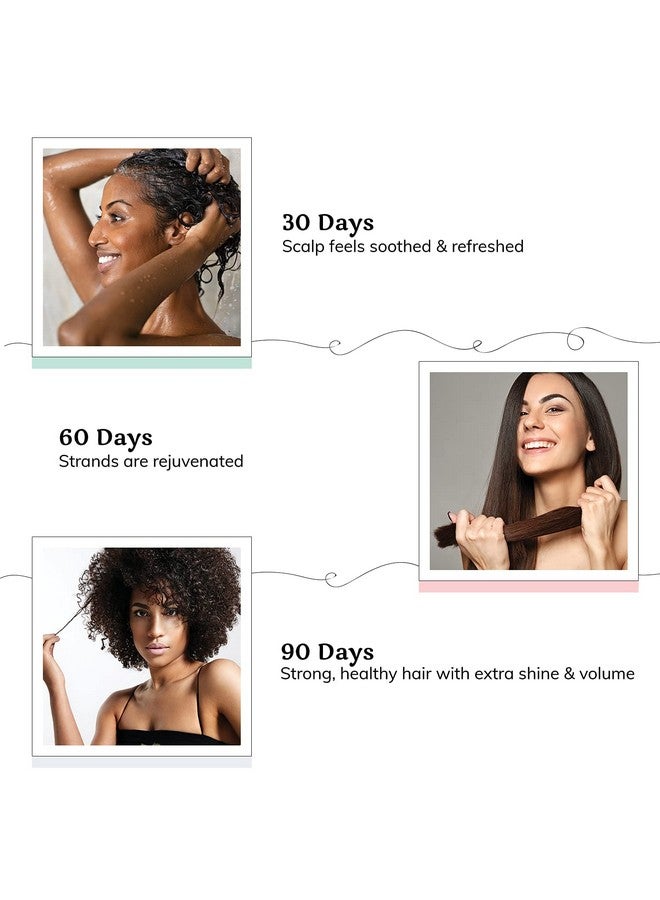 Air La Vie Revitalizing Blend Hair Growth Vitamins For Women To Support Health Of Hair Supplements W/Biotin Collagen & Saw Palmetto For Thick Full Hair 60 Caps