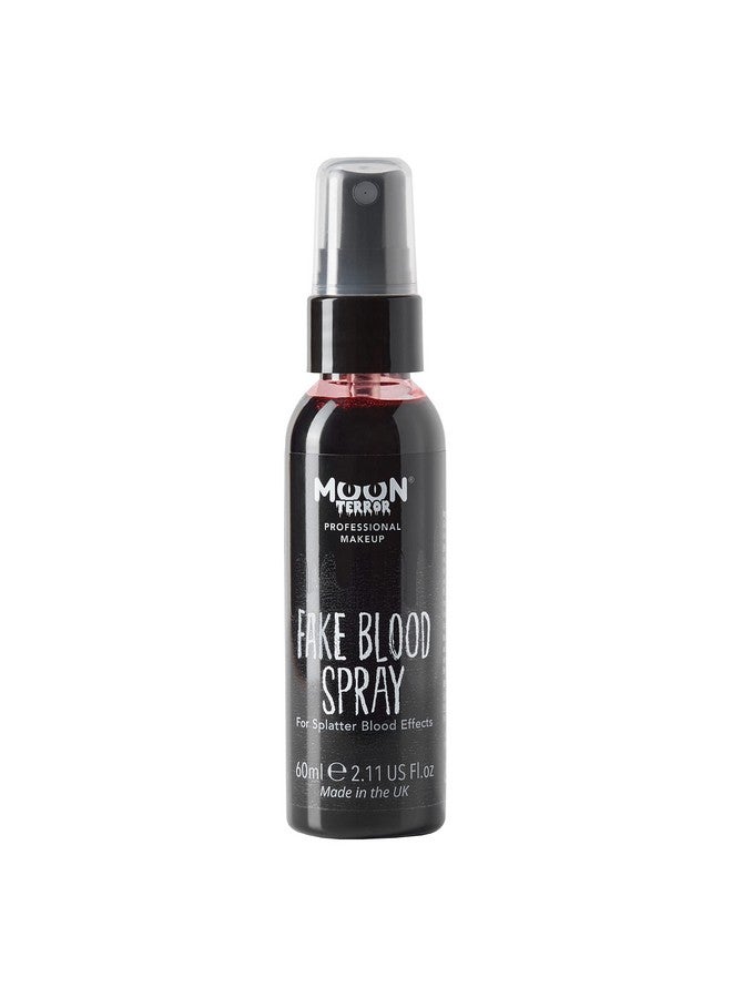 Pro Fx Fake Blood Spray By Moon Terror ; 60Ml ; Sfx Make Up For Halloween Vampire Zombie Theatre ; Special Effects Make Up