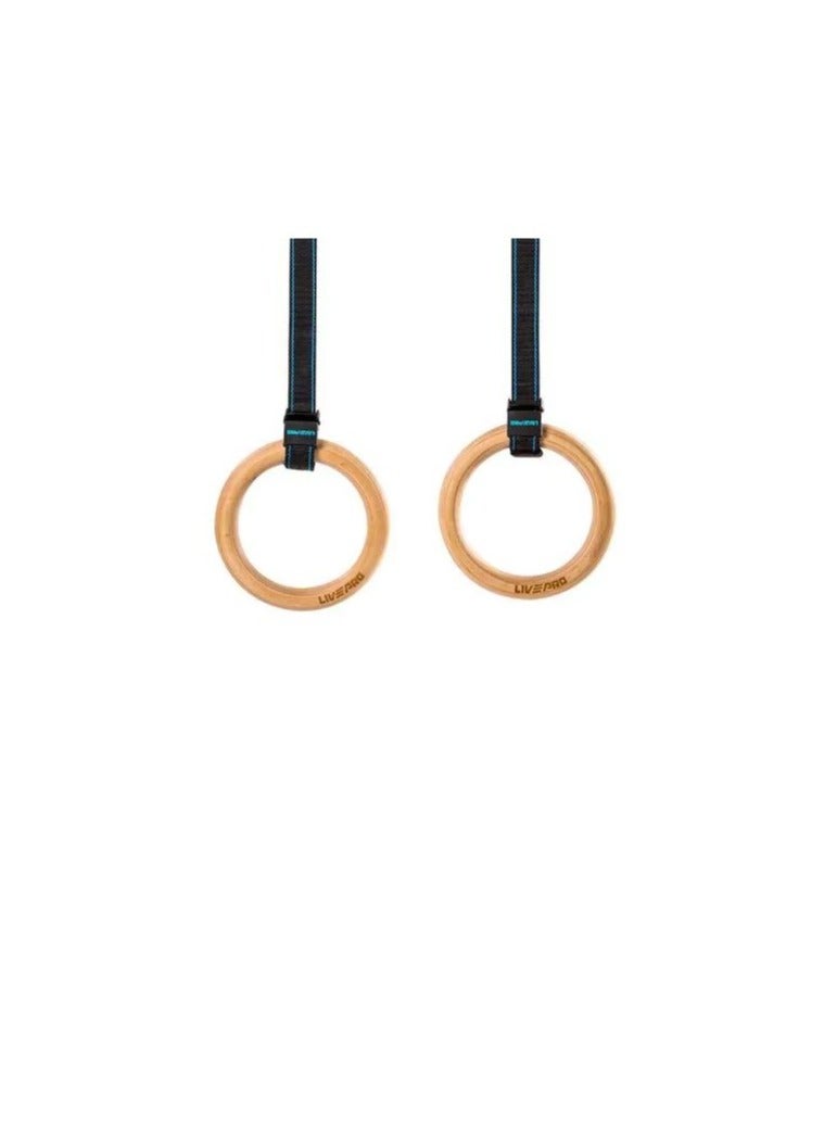 LIVEPRO WOOD GYM RING LP8123