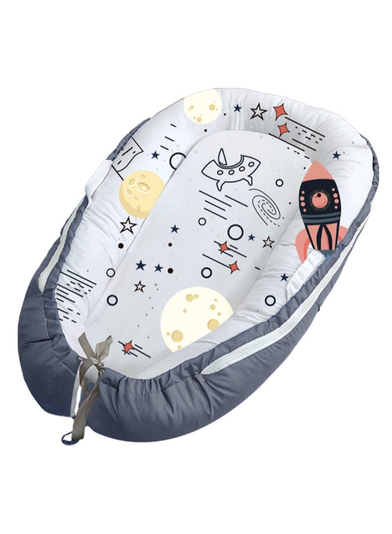 Baby's Sleeping Mat Bed Is Detachable, Washable And Portable