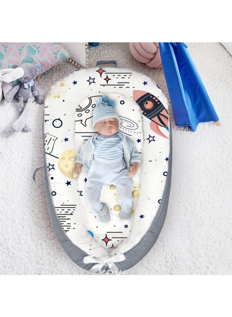 Baby's Sleeping Mat Bed Is Detachable, Washable And Portable