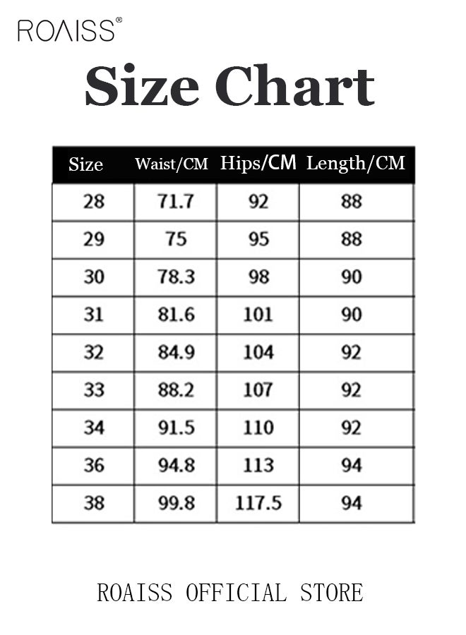 Men Straight Leg Slim Fit Trousers  Elastic Slimming Effect Pilling Free & Colorfast Mid Rise & Tummy Control No Crotch Binding