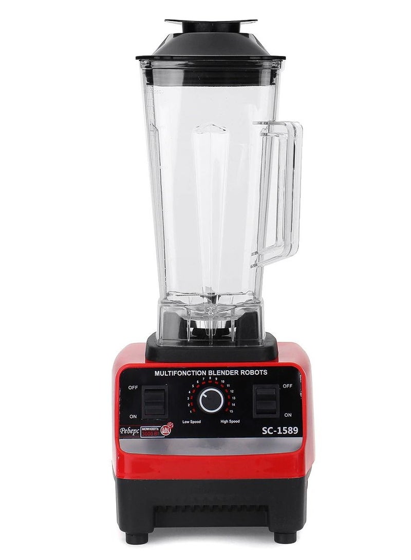 2.5L 4500W BPA Free Professional Heavy Duty Commercial Timer Blender Mixer Juicer Food Processor Smoothies Ice Crusher