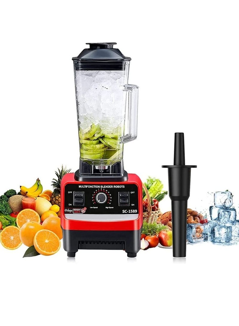 2.5L 4500W BPA Free Professional Heavy Duty Commercial Timer Blender Mixer Juicer Food Processor Smoothies Ice Crusher