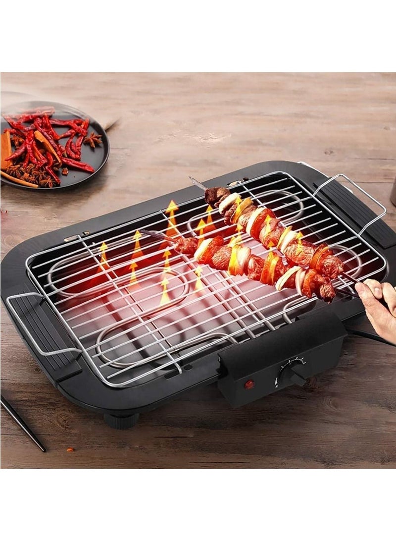 Electric Barbecue BBQ Grill & Steamboat Hot Pot Pan Electric Grill Barbecue