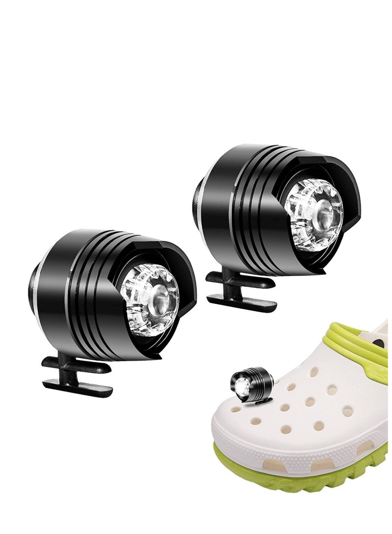 Running Lights, 2 Pcs Safety Lights for Walking at Night, Runners Shoe Waterproof, light, headlights Used Dog Walking, Tours Camping, Suitable Adults Kids
