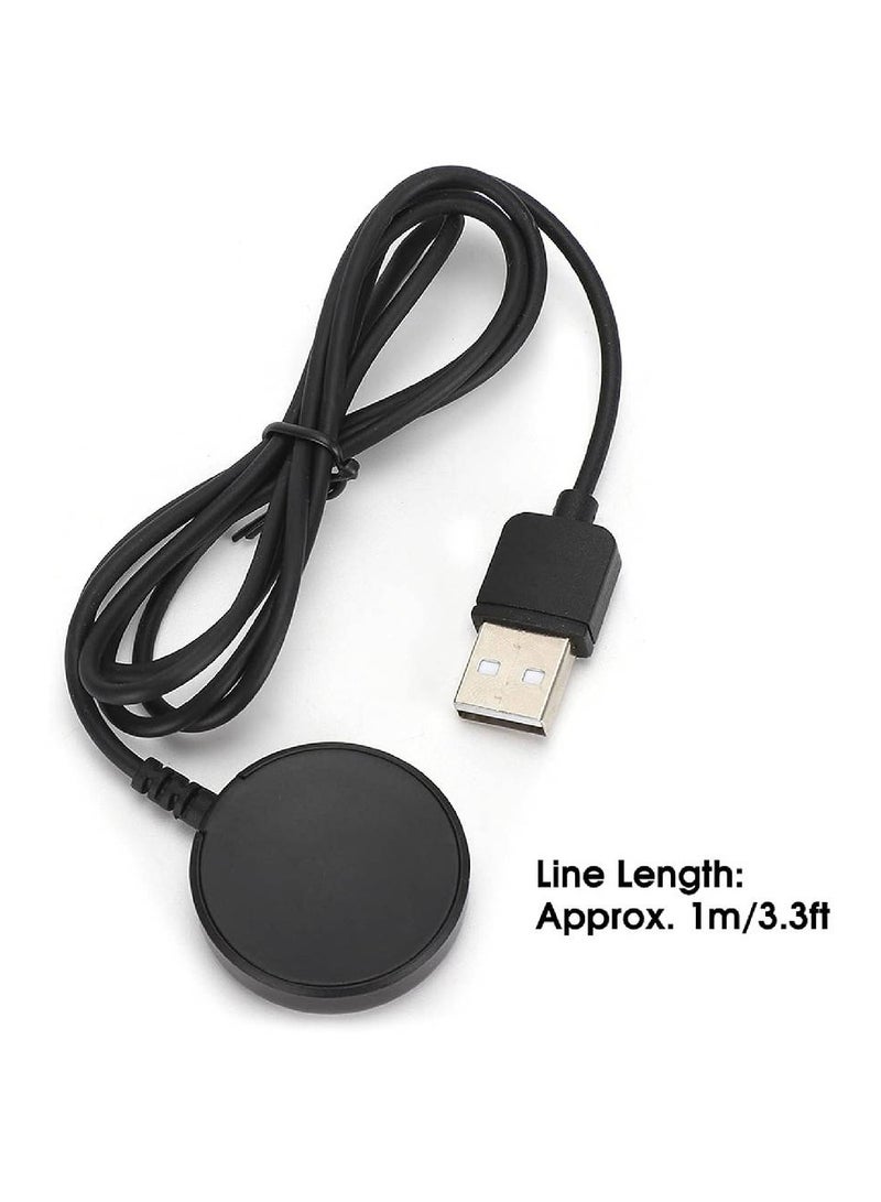 Charger Compatible with Samsung Galaxy Watch 4/4 Classic Watch3 Active 1 2 SM-R500 SM-R830 SM-R820 SM-R840 SM-R850 - USB Charging Cable 3.3ft 100cm - Smartwatch Accessories