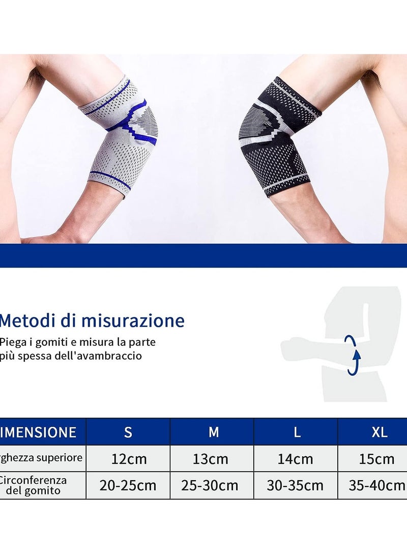 Elbow Brace Compression Support Tendonitis Sleeve Tennis Elbow Brace and Golfers Elbow Treatment Arthritis Workouts Weightlifting