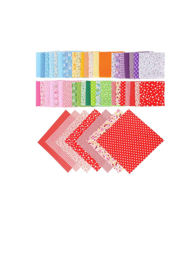 42 Pieces Quilting Fabric Squares Sheets Cotton Fabric Bundle Squares Patchwork 9.5 x 9.5 Inch Pre-Cut Quilt Squares for DIY Crafts Sewing Quilting