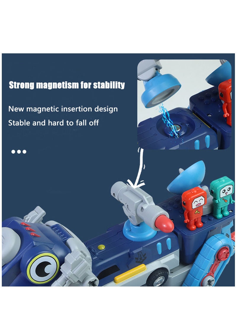 Educational Magnetic Dismantling and Putting Together Dinosaur Scooter Toy Set