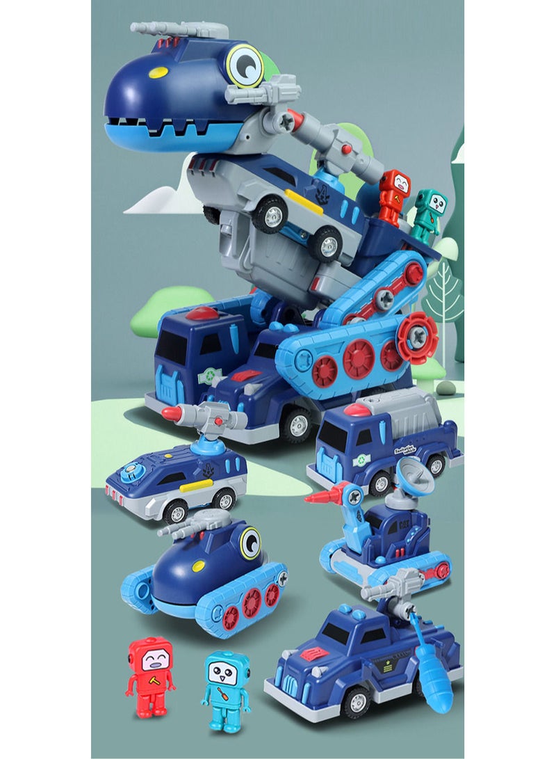 Educational Magnetic Dismantling and Putting Together Dinosaur Scooter Toy Set