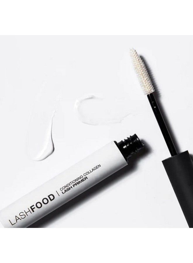 Conditioning Collagen Fiber Primer ; Lash Extender & Thickening Serum Volume Boosting With Collagen, Nanopeptide Complex, Panthenol Lash Mascara Feathery Long Full Eyelashes .27Oz