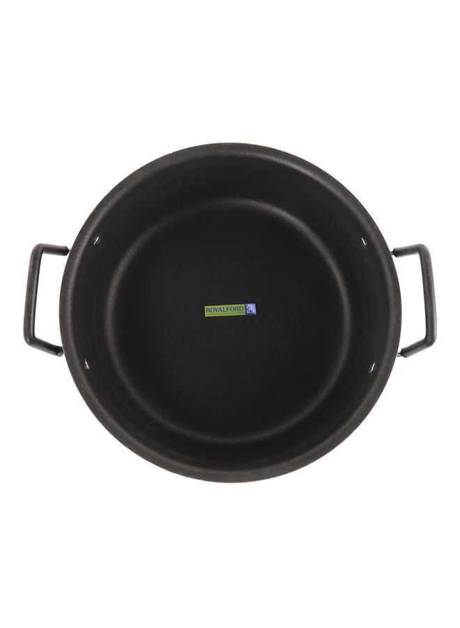 Nonstick Biriyani Pot With Stainless Steel Lid Black/Silver 41.0cm