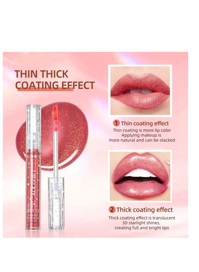 9 Colors Glitter Liquid Lipsticks, Waterproof Long Lasting Non-Stick Cup Liquid Lipgloss, Matte Moisturizing Liquid Lipsticks, Suitable for Women Beauty Cosmetics Makeup