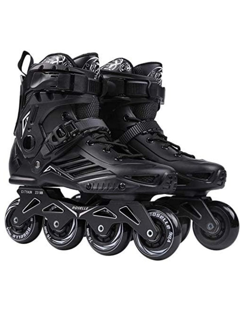 Professional Single Row Roller Blades Speed Skating Shoes ( Size 44 )