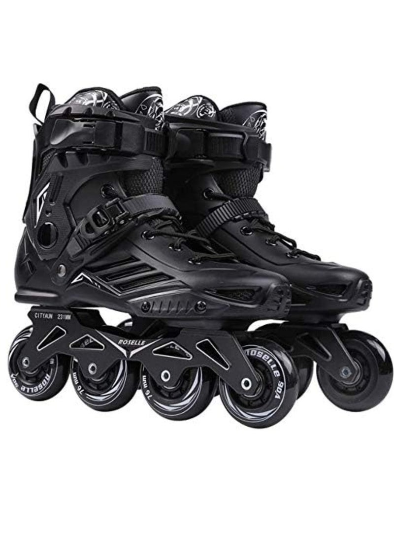 Professional Single Row Roller Blades Speed Skating Shoes ( Size 41 )